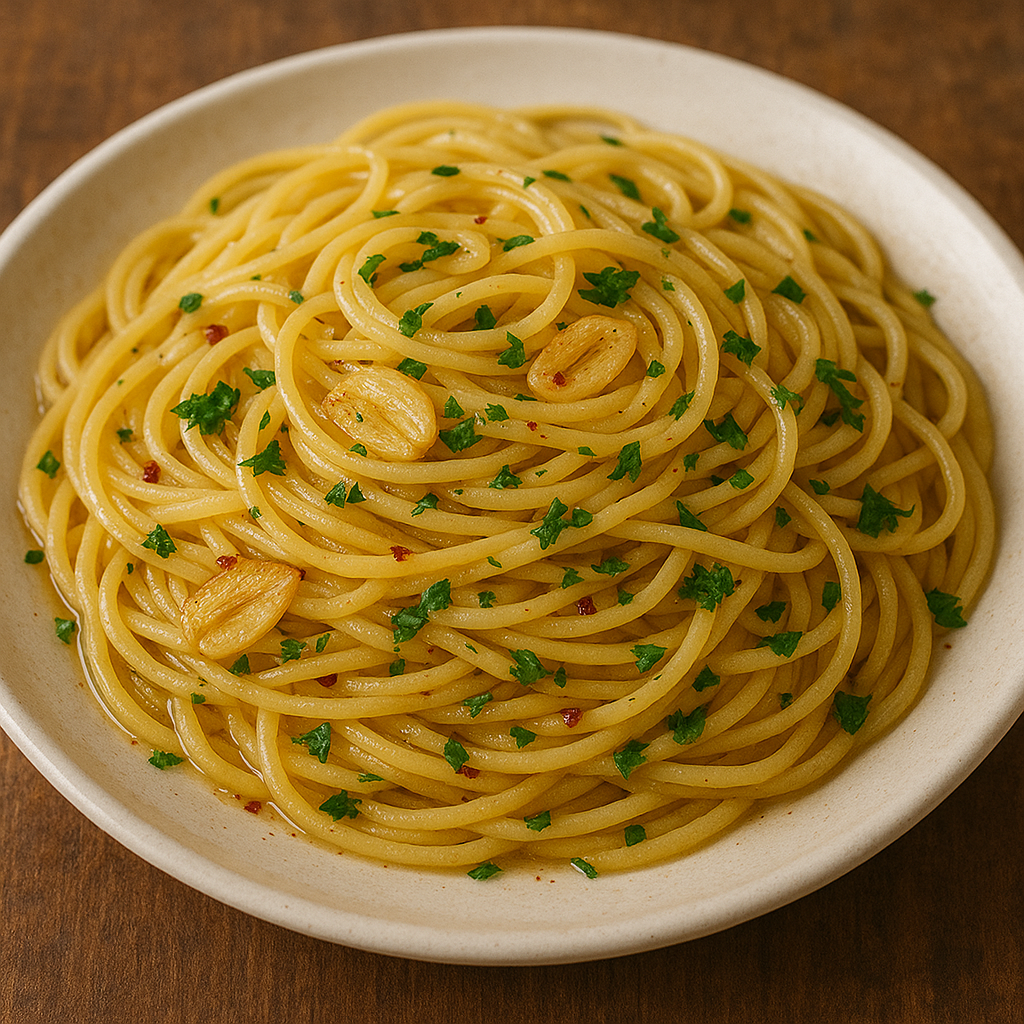 Spaghetti ao Alho e Óleo